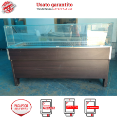 Vetrina espositiva refrigerata 206x75x134