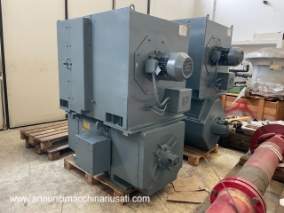 Moteur électrique à courant continu Ansaldo DM355LSP 350KW