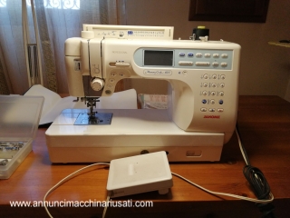 máquina de coser semiprofesional Janome Memory Craft 6600 Modelo de demostración