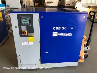 Compresor de tornillo Ceccato CSB 30 hp - 22 kw usado