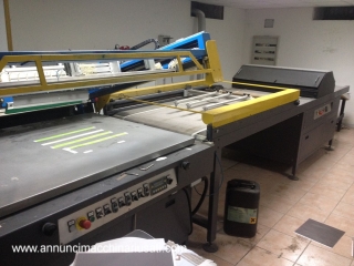 70x100 semi-automatic screen printing machine