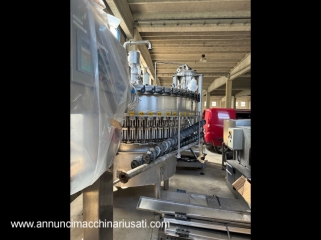 M294 Monoblocco di riempimento usato Metalnova per acqua naturale e gassata 12000 bph