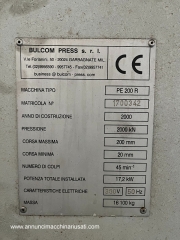 PRESSA 200 TON BULCOM PRESS SRL