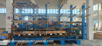 Cantilever bifronte 5 mensole 6 montanti 6,5x3,5
