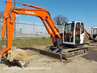 2013 Kubota KX080-3A midi excavator
