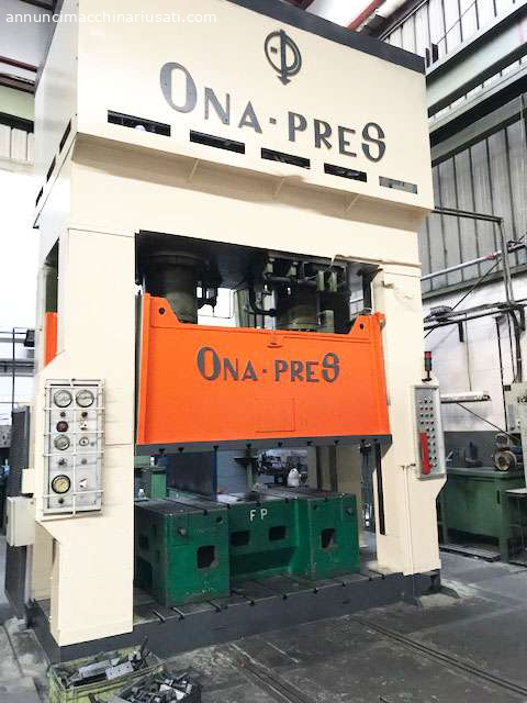 ONAPRESS 600 TON - HYDRAULIC