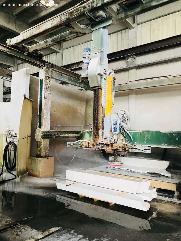 Tagliablocchi per marmo con scaricatore aereo B&V