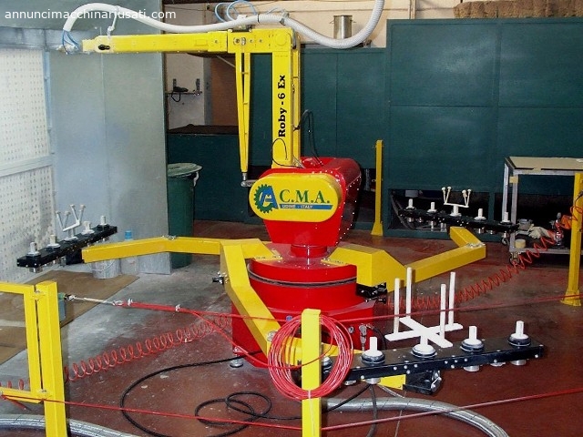 CMA PAINTING ROBOT MOD. ROBY 6EX-G WITH CAROUSEL 