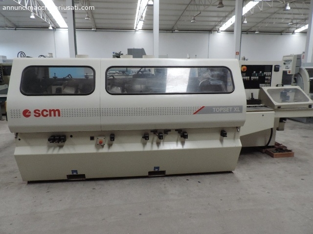 AUTOMATIC 6-SHAFT MOLDING MACHINE SCM MOD. TOPSET XL C.31 