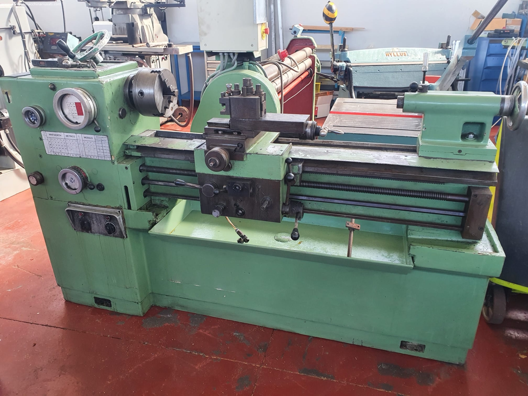 TACCHI parallel lathe mod MT 180X1000