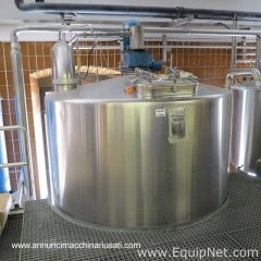 CIP 60 HL – 51 bbl vertikaler Mischtank aus Edelstahl, 6 m³ 