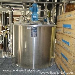 15 HL – 12,7 bbl Edelstahl-Vertikalmischtank 1,5 m³ 